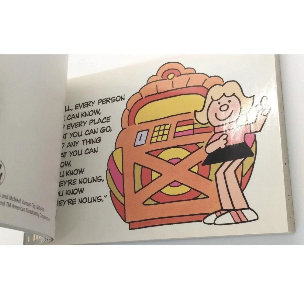 RETRO Schoolhouse Rock POSTCARD BOOK 1996 Vintage‎ Collectible New Complete!